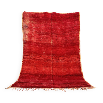 Tapis Marocain rouge - 178 x 257 cm