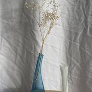Blue soliflore vase H25 D7