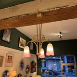 Gilded bronze lustre and glass paste – Müller Frères, Lunéville, circa 192.