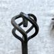 Wrought iron wall hooks