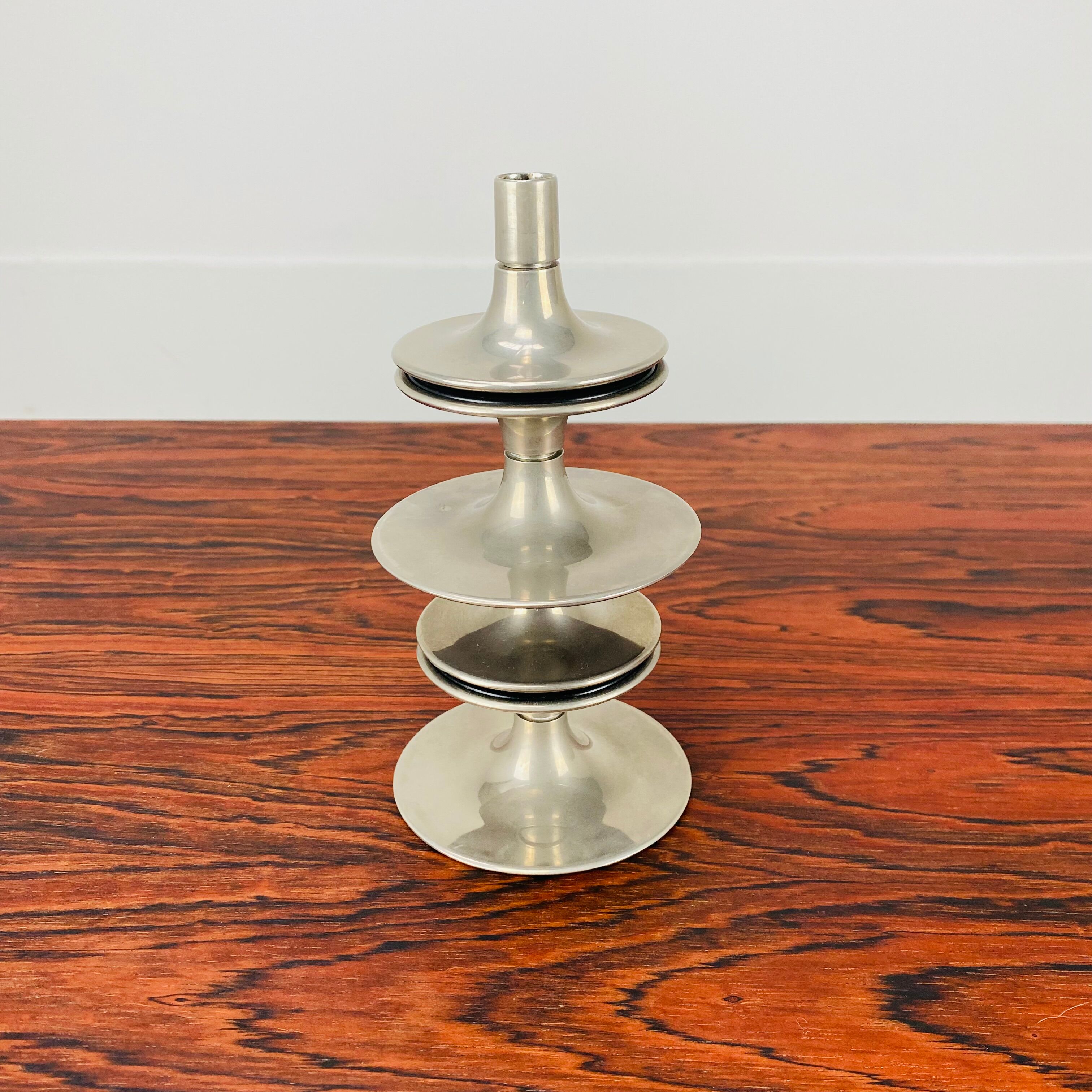 Paire de bougeoirs Fritz Nagel vintage