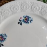 Porcelain floral dessert plate