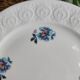 Porcelain floral dessert plate
