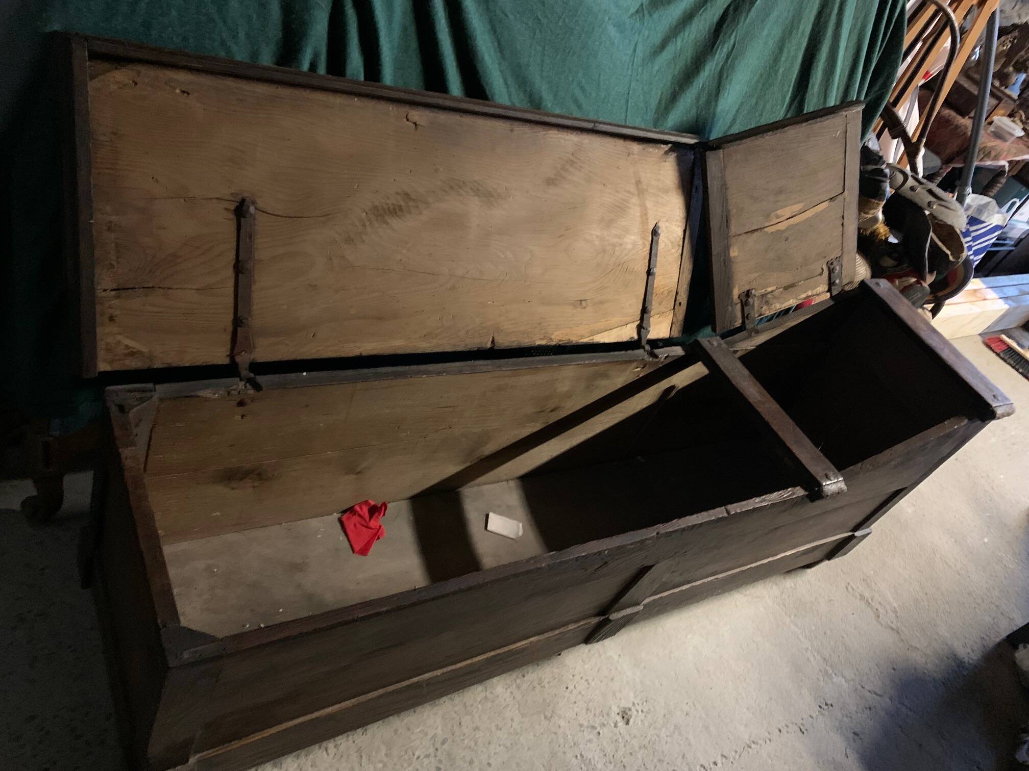 Old sacristan's chest