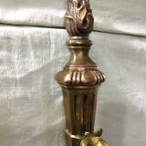Louis XVI style wall lamp in gilded copper