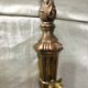 Louis XVI style wall lamp in gilded copper