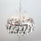 Small vintage Viennese crystal chandelier, 1970s