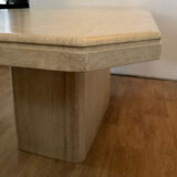 Travertine dining table 6/8 people