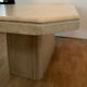 Travertine dining table 6/8 people