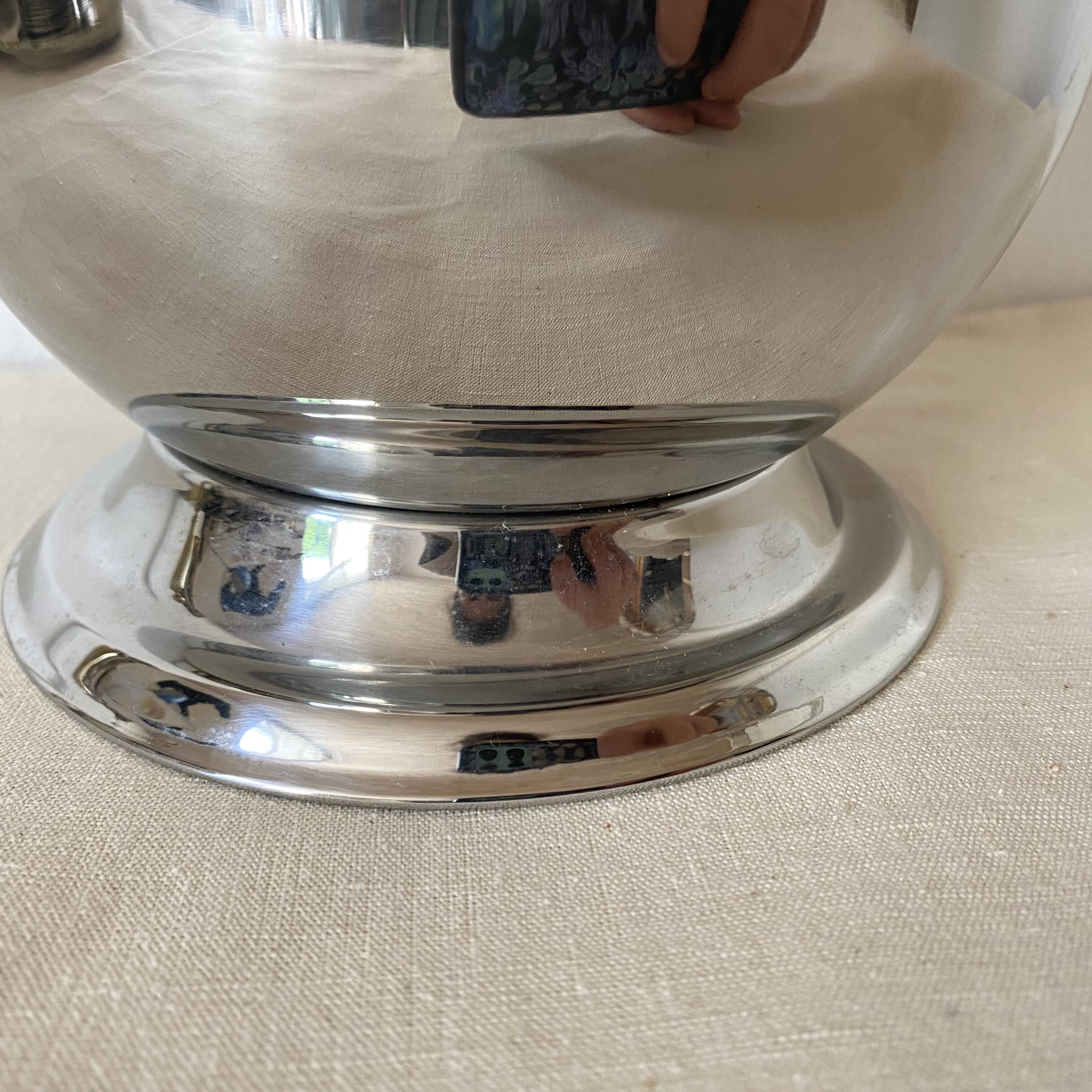 Guy Degrennes stainless steel champagne bucket