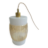 Vintage glass hanging lamp