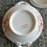 Antique ironstone soup tureen Sarreguemines Fontanges