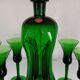 Kluk Kluk carafe by Jacob E.Bang - Holmegaard and 5 liqueur glasses