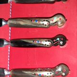 6 knives with zoomorphic bird handles