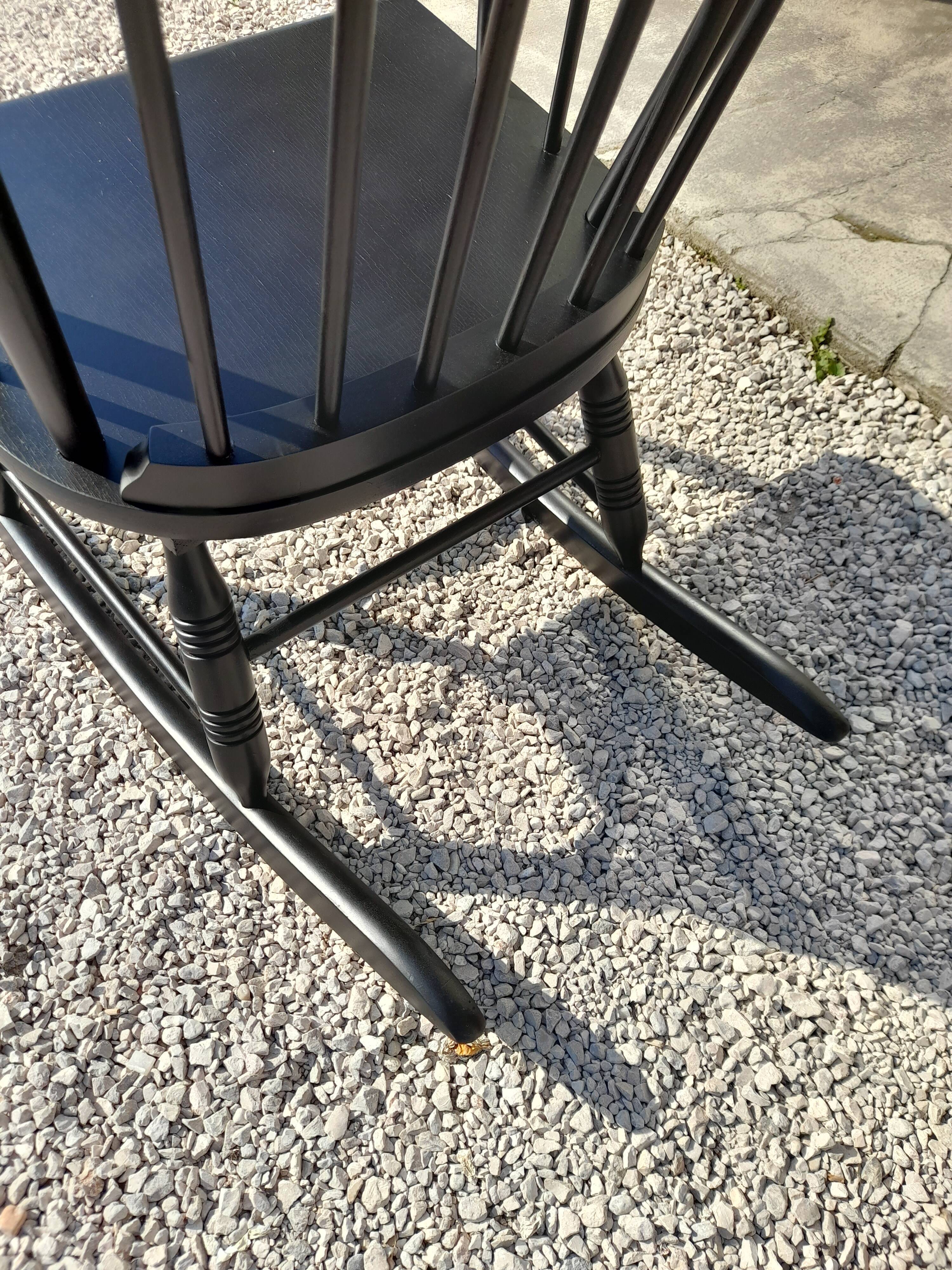 Rocking-chair vintage black
