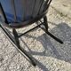 Rocking-chair noir vintage