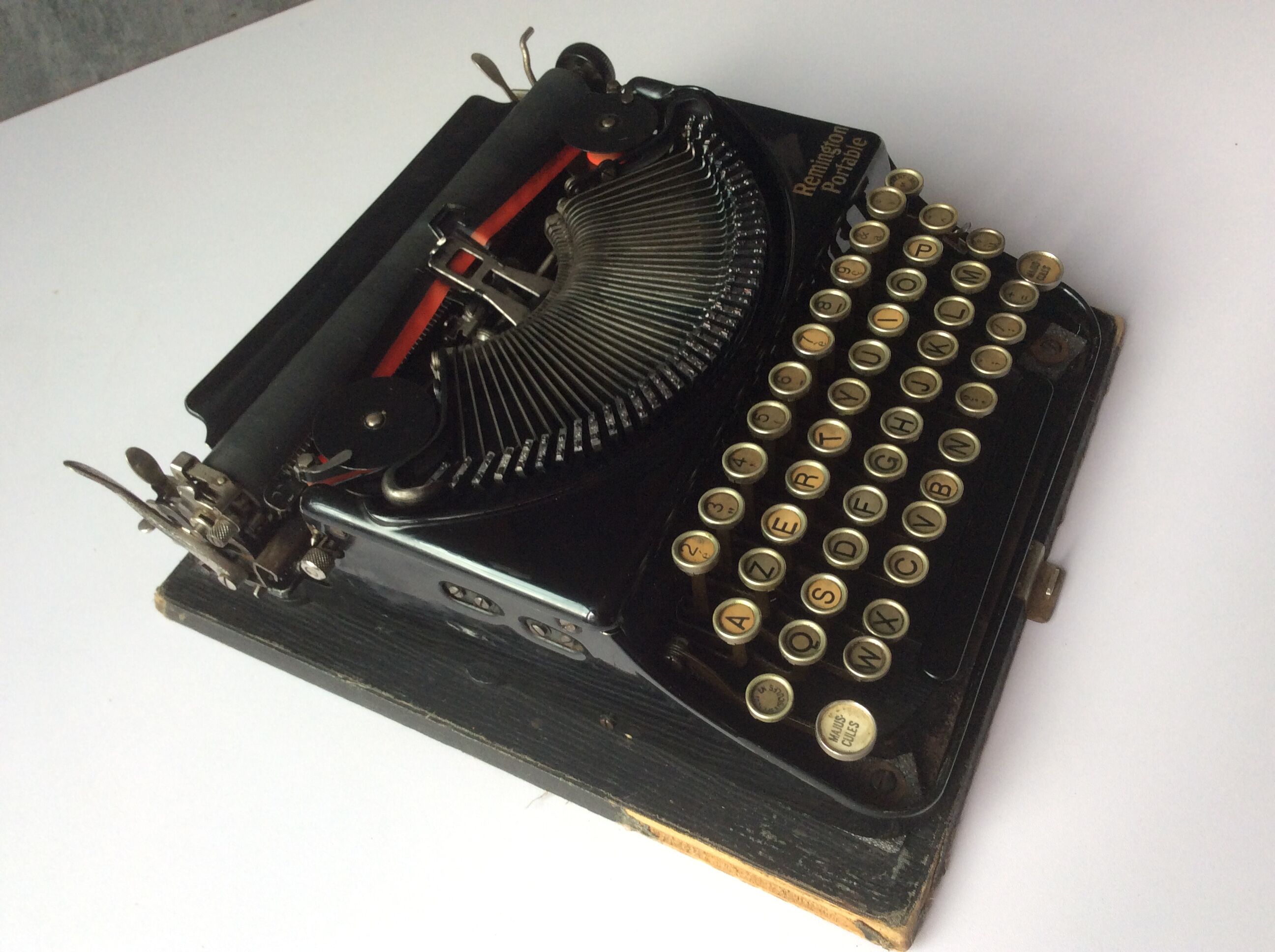 Machine à écrire ancienne Remington portable 1935-n°3