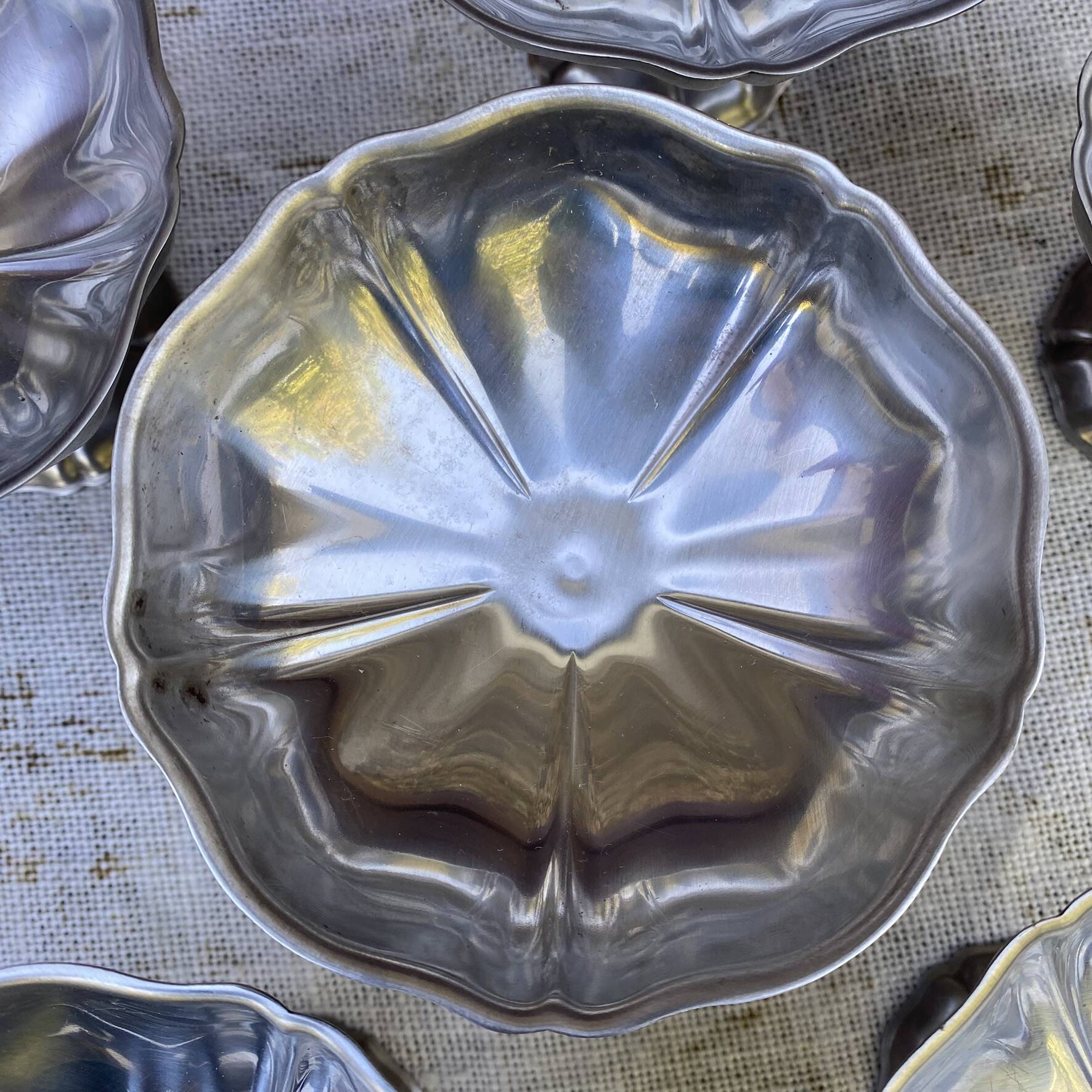 Coupes à glaces en inox mat Jean Couzon