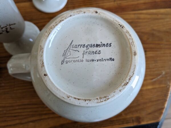 Service à café 9 pièces de Sarreguemines