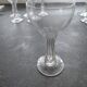 6 antique hollow stem champagne flutes