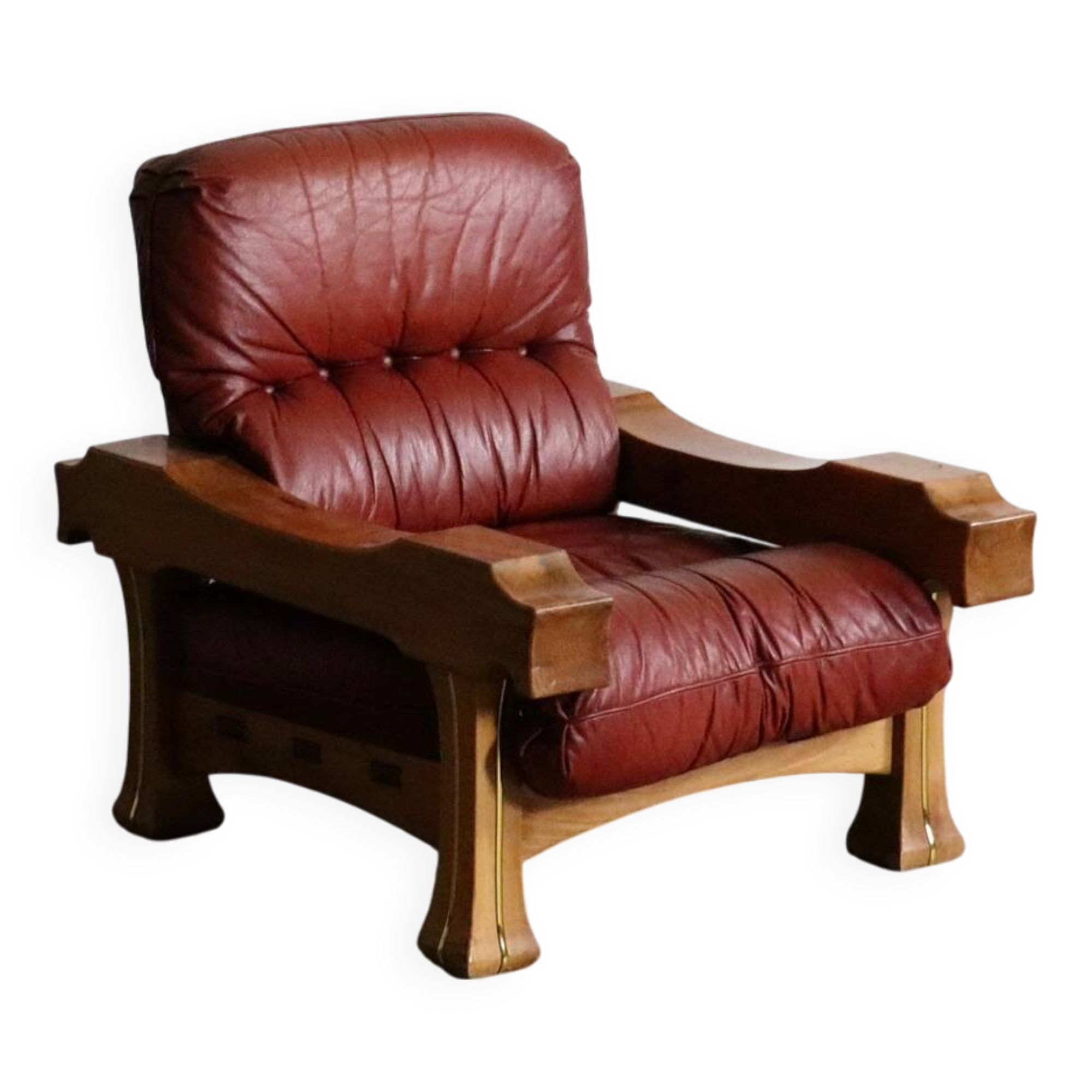 Hussar lounge chair by Luciano Frigerio, Italy 1970s