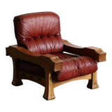 Hussar lounge chair by Luciano Frigerio, Italy 1970s