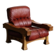Hussar lounge chair by Luciano Frigerio, Italy 1970s