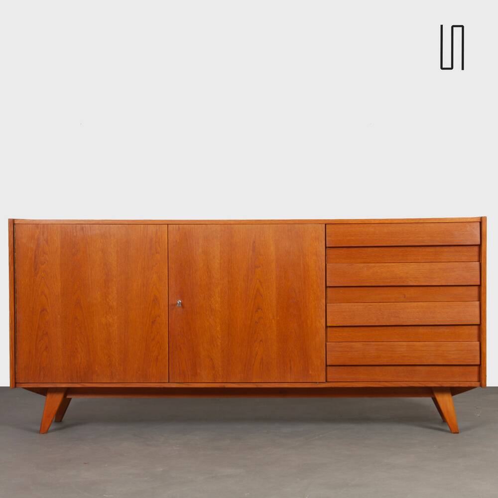 Sideboard by Jiroutek for Interier Praha, U-460, 1960