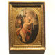 Ancient Italian gilded wood icon