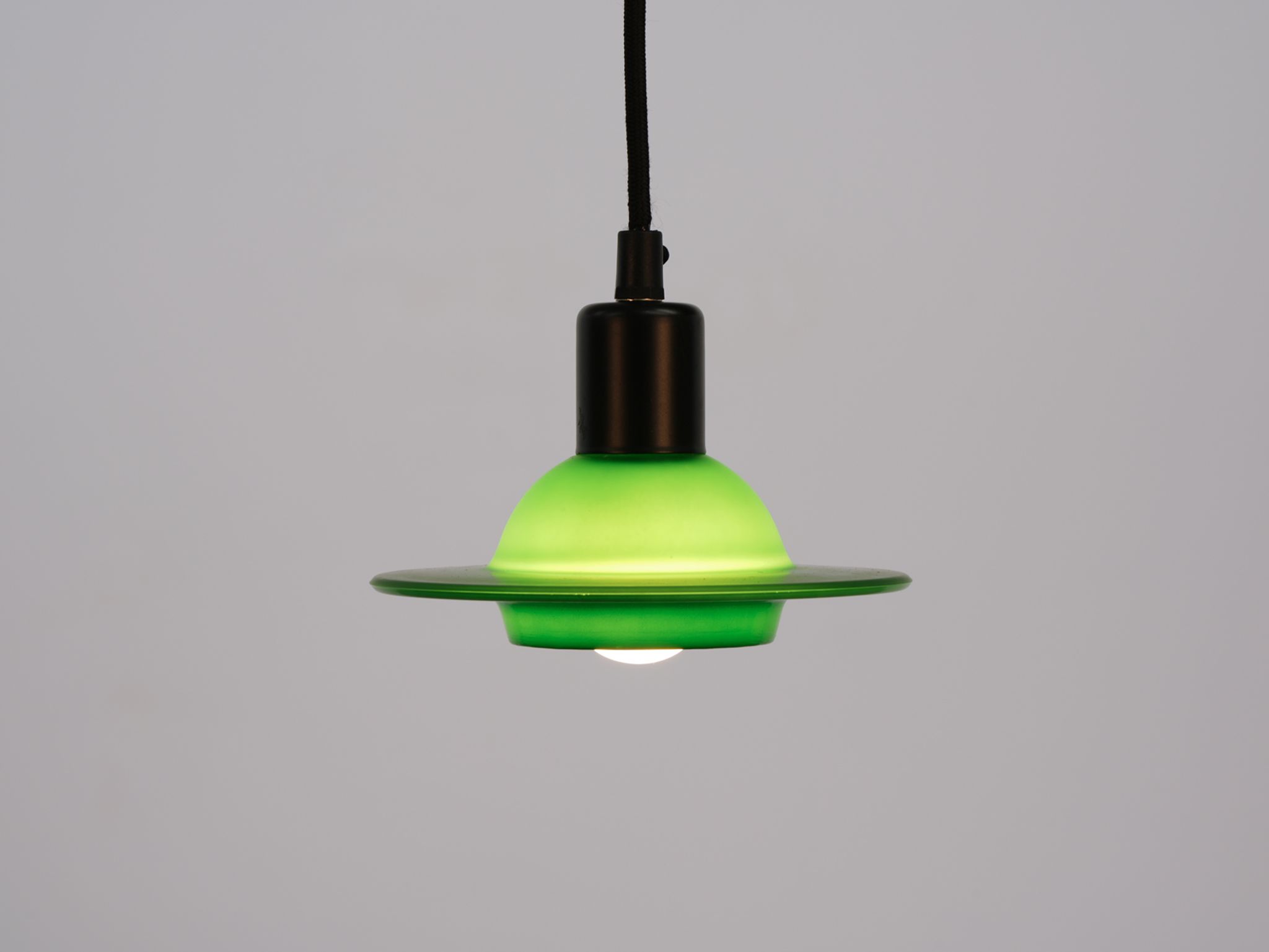 Small Scandinavian accent suspension made in Denmark in pressed glass