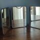 Vintage folding triptych barber mirror