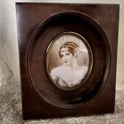 Miniature under glass signed S.Gray