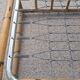 Sofa bench 3-seater vintage rattan