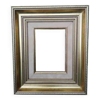 Golden colored wooden frame