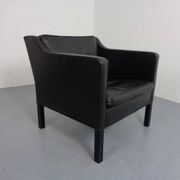 2321 Leather Armchair by Børge Mogensen for AS Fredericia Stolefabrik, Denmark, 1960s