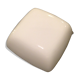 Ceiling square 70s vintage white opaline