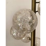 Contemporary Spheres With Gold Murano Glass Burnished Floor Lamp