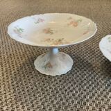 2 plates presentation .porcelain .