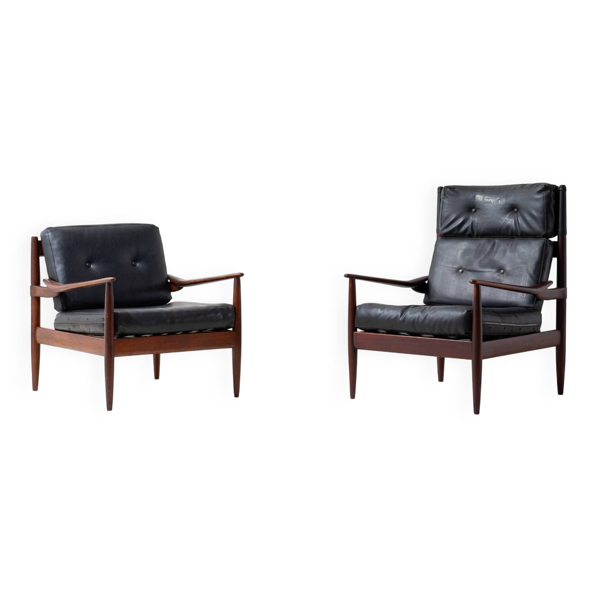 Set of modernist lounge chairs by BEKA, 1960s