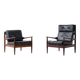 Set of modernist lounge chairs by BEKA, 1960s