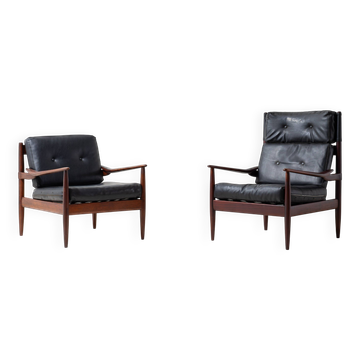 Ensemble de fauteuils lounge modernistes par BEKA, années 1960.