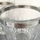Vintage crystal ice cube buckets
