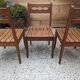 Vintage wooden chairs from the 60s