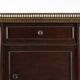 French 19th century Empire nightstand in wood with marble top