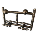 Wall-mounted coat rack in wood 1900