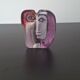 Mats jonasson målerås - glass sculpture / mask "mio" - signed -