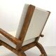 Pair of armchairs in solid lemon tree 1950
