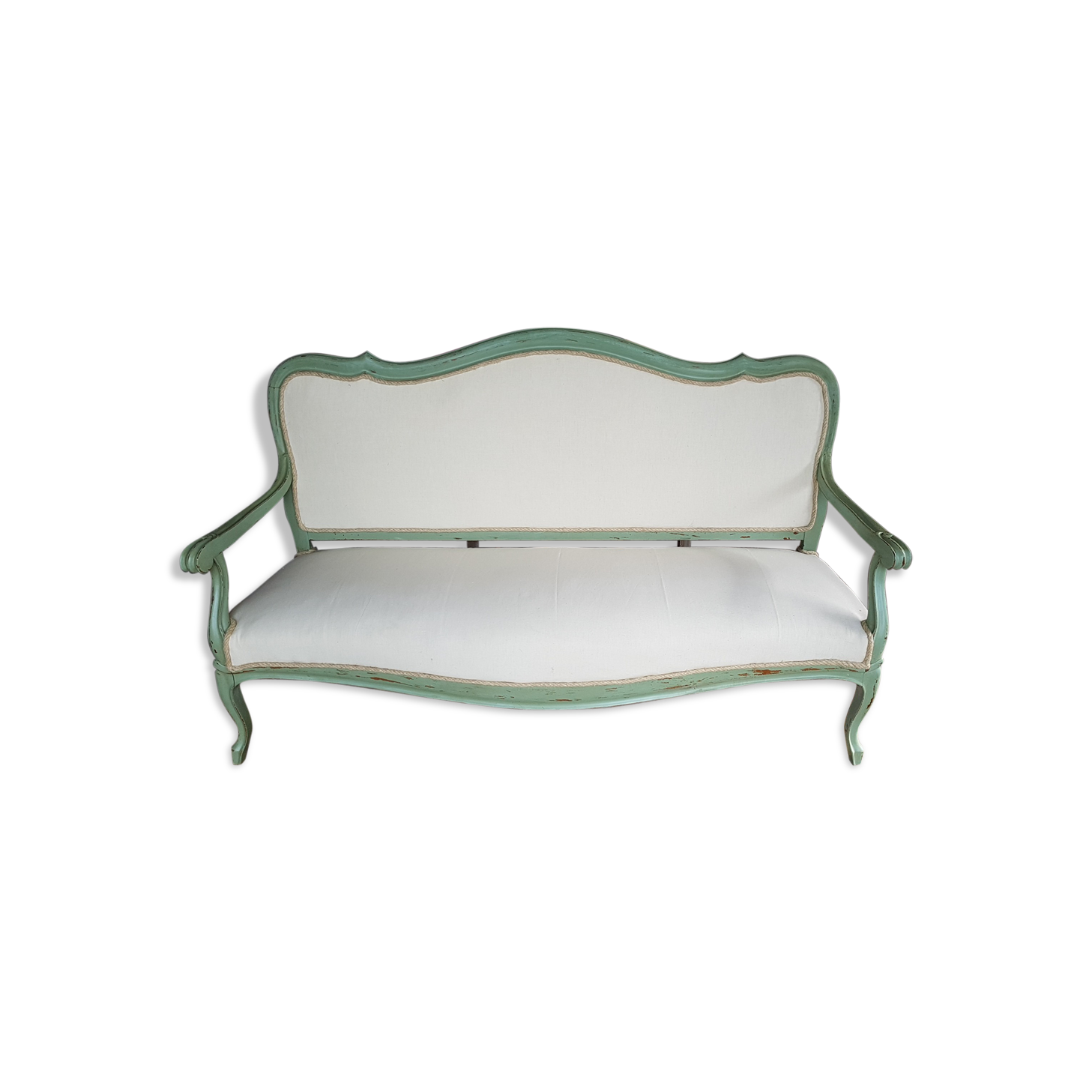 Redesigned louis XV style bench
