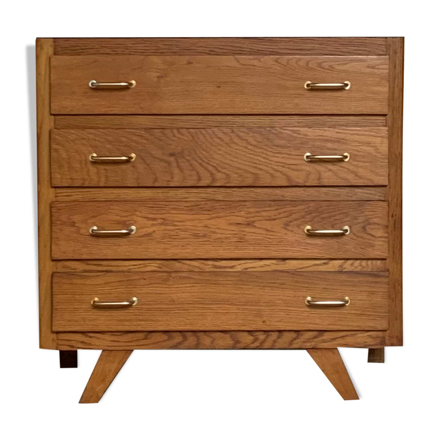 Vintage dresser in oak foot compass
