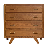 Vintage dresser in oak foot compass